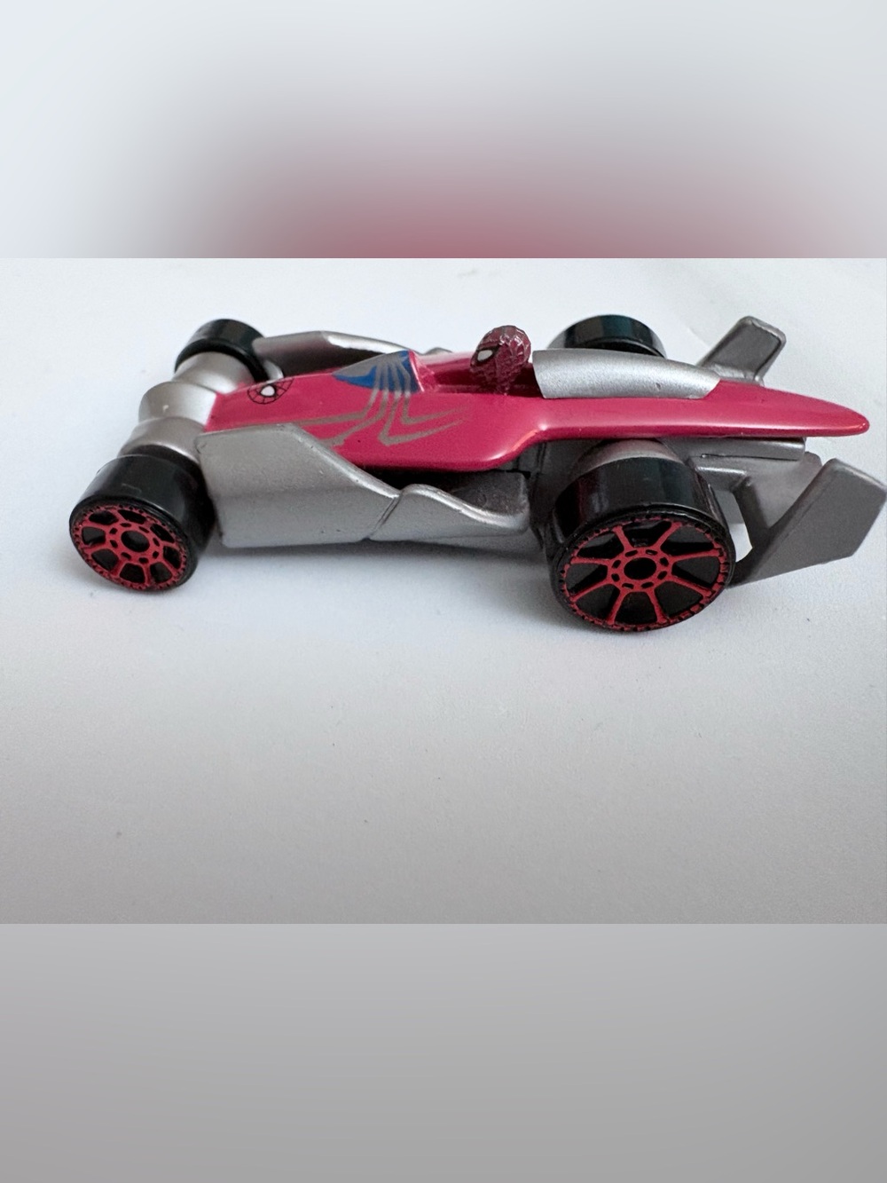 Marvel Pink & Silver Spider Racer Toy Car